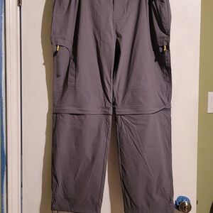 Men Or Women's Gray Convertible Pants